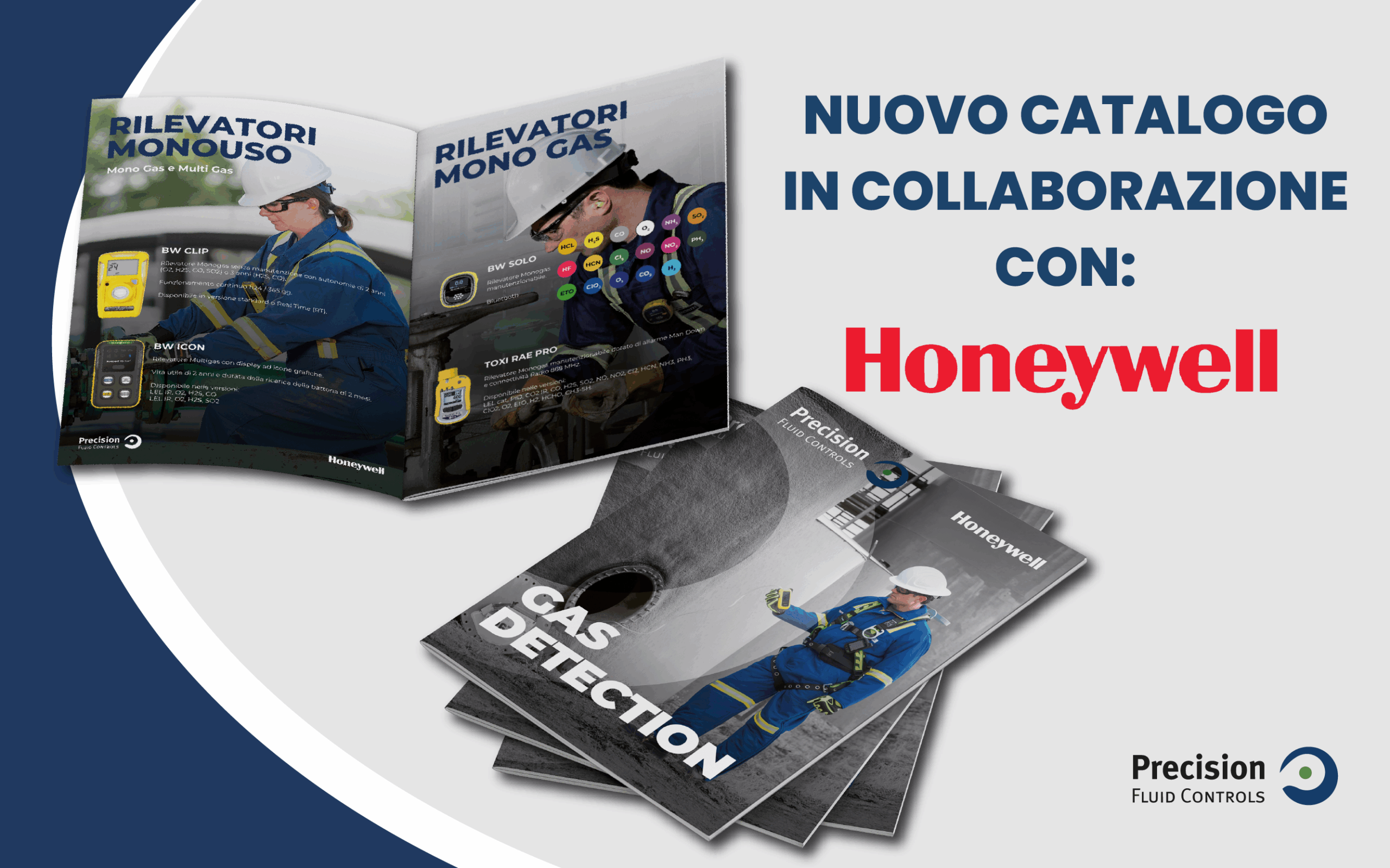 Catalogo Gas Detection 2025: la nuova selezione Precision × Honeywell